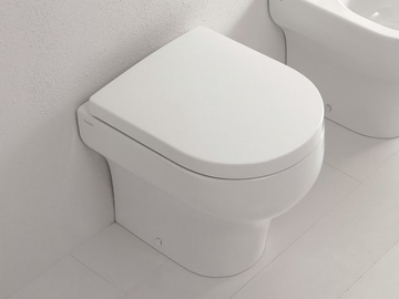CLEAR - Floor mounted Vitreous China toilet by Olympia Ceramica - view 3